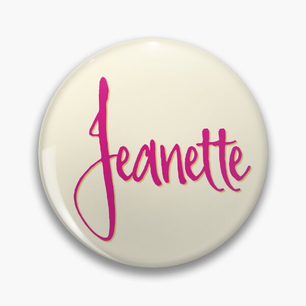 Item preview, JEANETTE personalized type design designed and sold by CharlottePlaceArt.