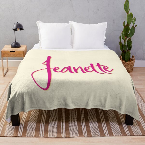Item preview, JEANETTE personalized type design designed and sold by CharlottePlaceArt.