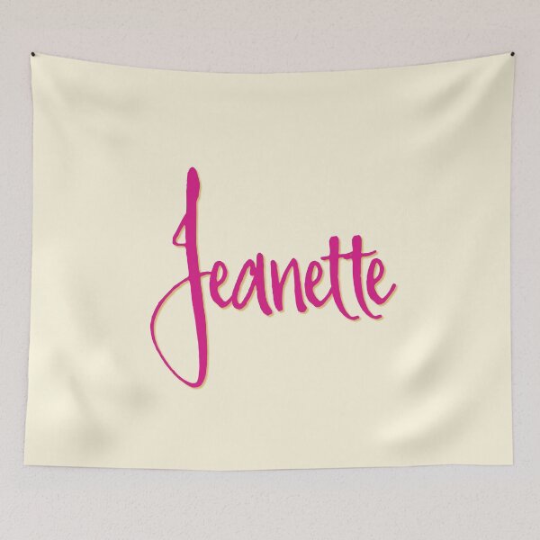 Item preview, JEANETTE personalized type design designed and sold by CharlottePlaceArt.