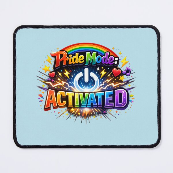 Item preview, Pride Mode: Activated – Rainbow LGBTQ+ Pride Month designed and sold by GIMO17.