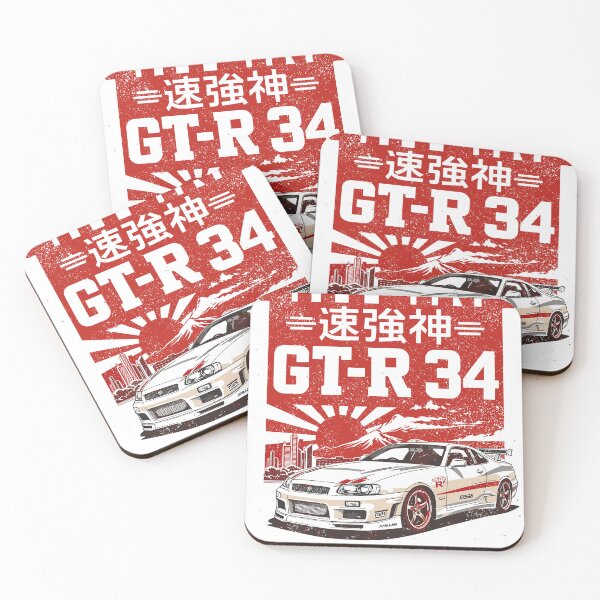 Item preview, Nissan Skyline GT-R R34 T-Shirt designed and sold by Matinez Pink.