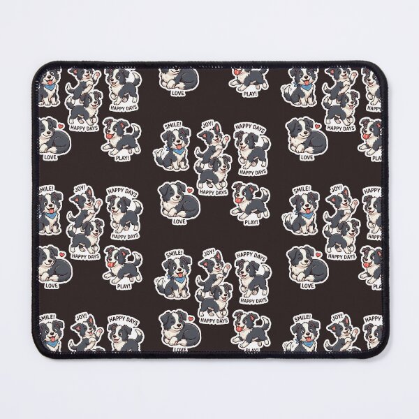 Item preview, Happy Collies! designed and sold by Tastethread.