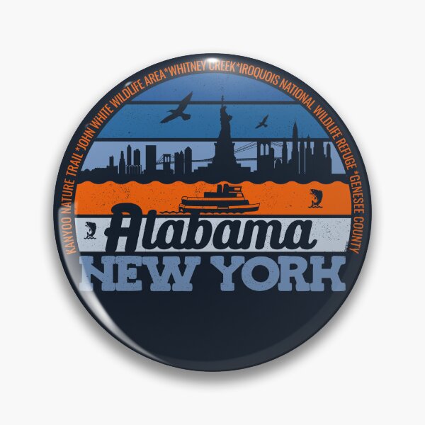 Item preview, Alabama New York Sunset Retro Vintage Local Pride Logo designed and sold by CRHPOD20.