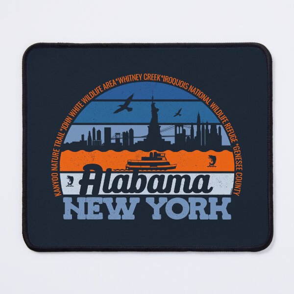 Item preview, Alabama New York Sunset Retro Vintage Local Pride Logo designed and sold by CRHPOD20.