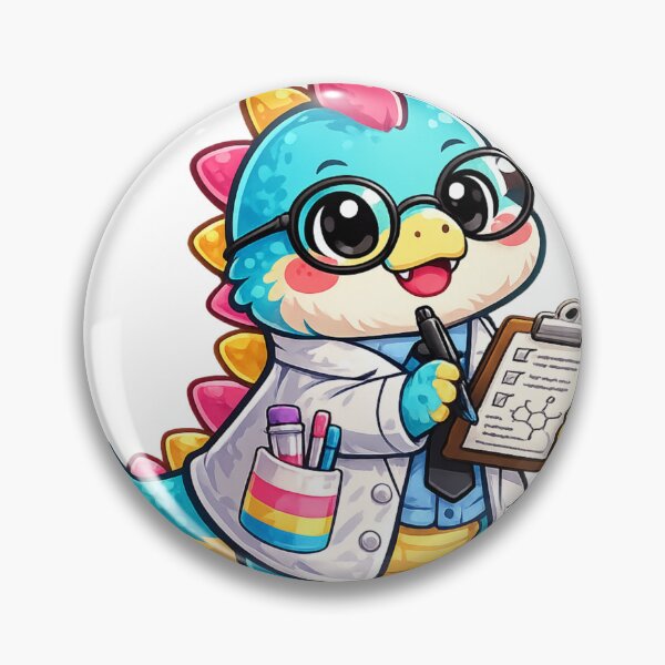 Item preview, Pan Pride Dino Scientist  designed and sold by Candlelit Catastrophes.