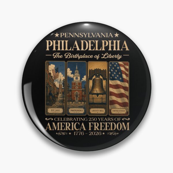 Item preview, Pennsylvania Philadelphia The Birthplace of Liberty Celebrating 250 Years of American Freedom 1776 - 2026 designed and sold by To101ARt.
