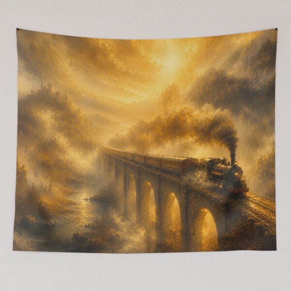 Item preview, The Last Crossing of the Iron Bridge designed and sold by ManJiangHong.