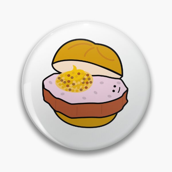 Item preview, Leberkäse roll with sweet mustard designed and sold by Wurstlady.