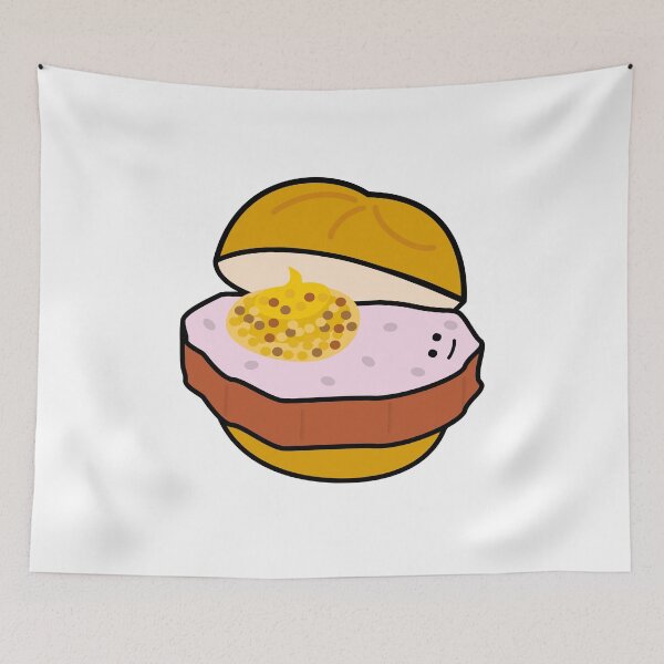Item preview, Leberkäse roll with sweet mustard designed and sold by Wurstlady.