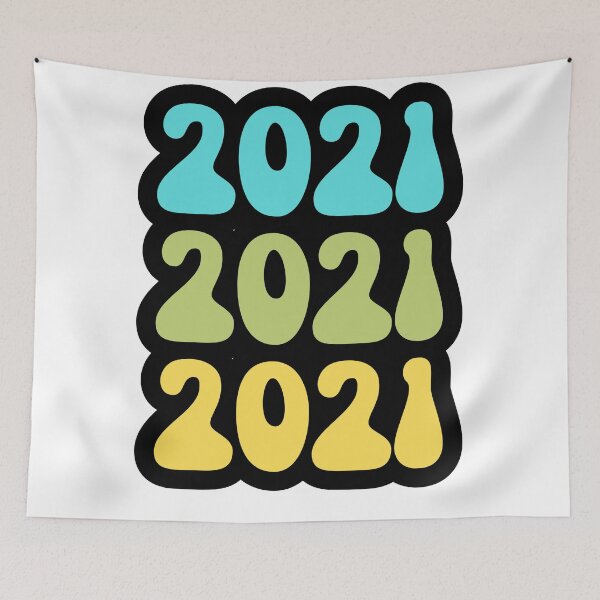 Item preview, 2021 Birthday Vibes Typography Design designed and sold by variant designer.