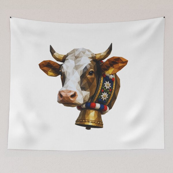 Item preview, Alpine Crystal Cow designed and sold by filou designs.