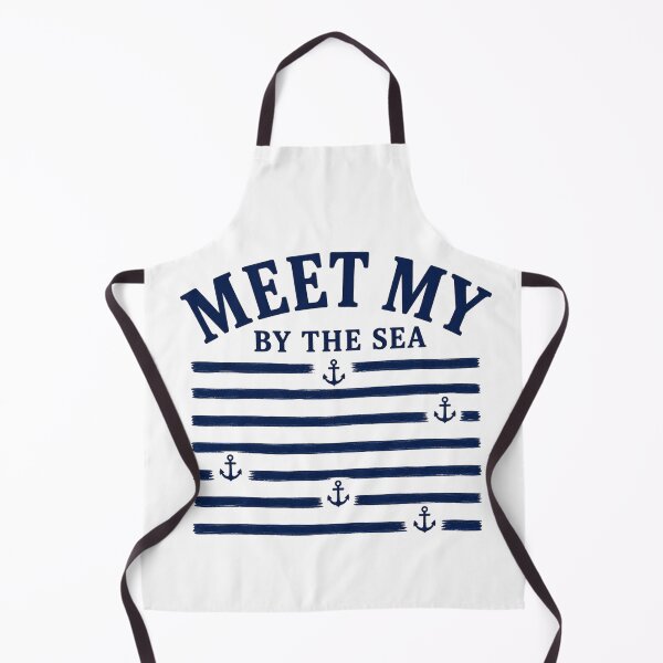 Item preview, Meet Me By The Sea Nautical Coastal Typography designed and sold by Backsay.