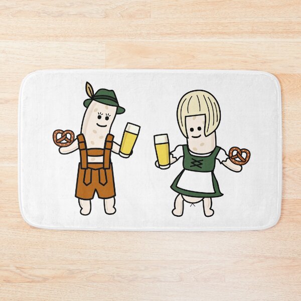 Item preview, Munich White Sausage Ladies in Oktoberfest designed and sold by Wurstlady.