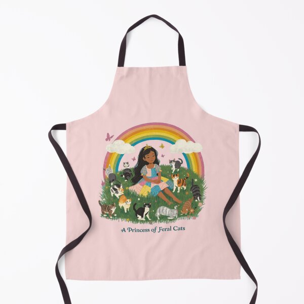 Item preview, Feral Feline Royalty Cute Princess Cat Lover Art designed and sold by cheprasovroman.