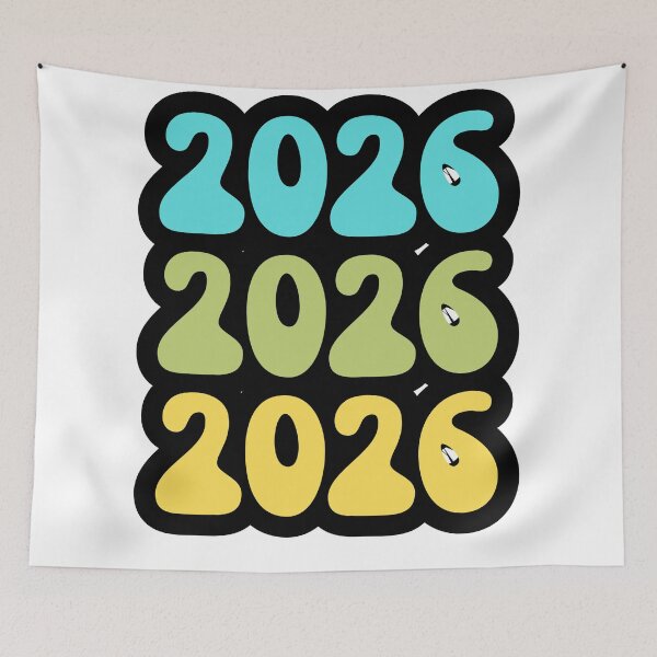 Item preview, 2026 Trendy Birthday Typography Design designed and sold by variant designer.
