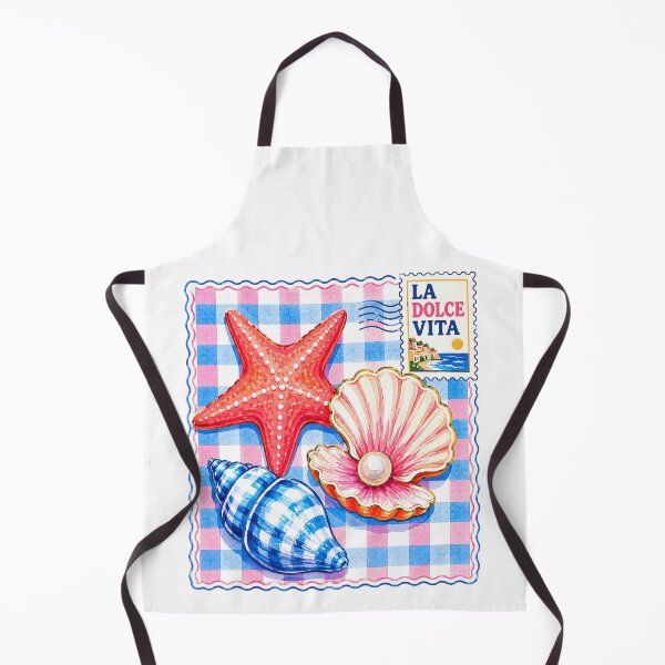Item preview, La Dolce Vita Starfish Shell Coastal Stamp Design designed and sold by Backsay.