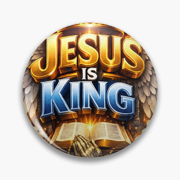 Item preview, Jesus is king Christian t shirt design  designed and sold by Jesusloverbrand.