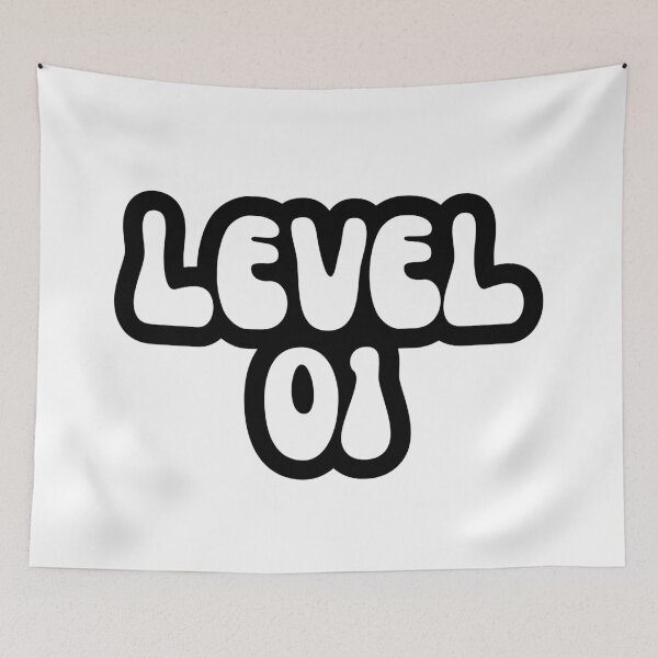 Item preview, Level 1 Gaming Typography Design designed and sold by variant designer.