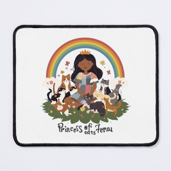 Item preview, Princess Of Feral Cats Cute Rainbow Graphic designed and sold by cheprasovroman.