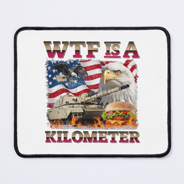 Item preview, Funny 4th of July WTF is a Kilometer designed and sold by kennedy-brook.