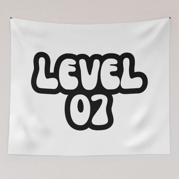 Item preview, Level 7 Gaming Typography Design designed and sold by variant designer.