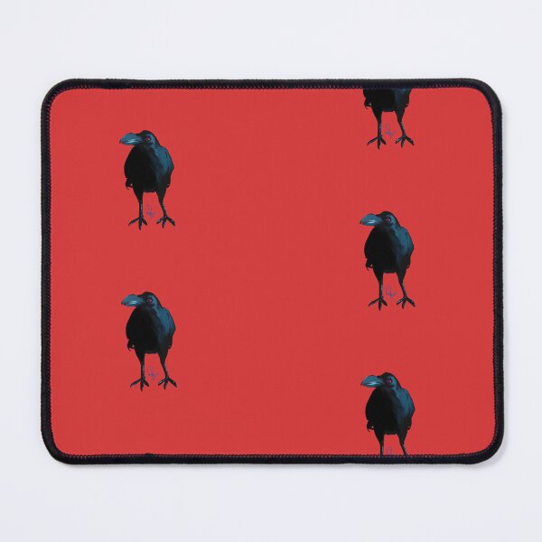 Item preview, Gothic Raven Red Eyes Dark Academia Crow Art Print designed and sold by Rhapsodic1290.