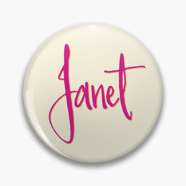 Item preview, JANET personalized type design designed and sold by CharlottePlaceArt.