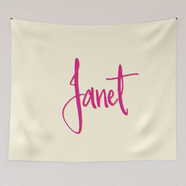 Item preview, JANET personalized type design designed and sold by CharlottePlaceArt.