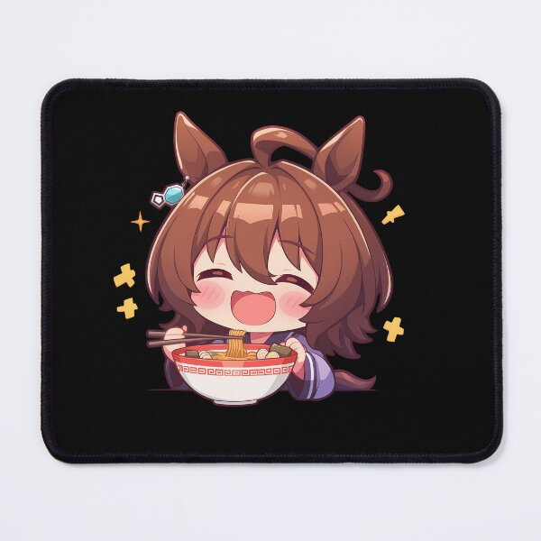 Item preview, Agnes Tachyon Uma Musume Chibi Ramen Bright Laughing Mood designed and sold by mildaclairmo.