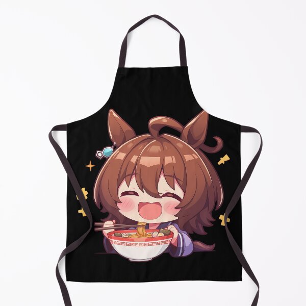 Item preview, Agnes Tachyon Uma Musume Chibi Ramen Bright Laughing Mood designed and sold by mildaclairmo.