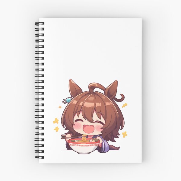 Item preview, Agnes Tachyon Uma Musume Chibi Ramen Bright Laughing Mood designed and sold by mildaclairmo.