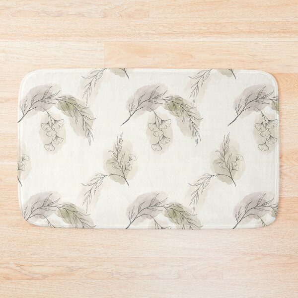 Item preview, Elegant Watercolor Ginkgo Biloba Seamless Pattern designed and sold by SplashTastic.