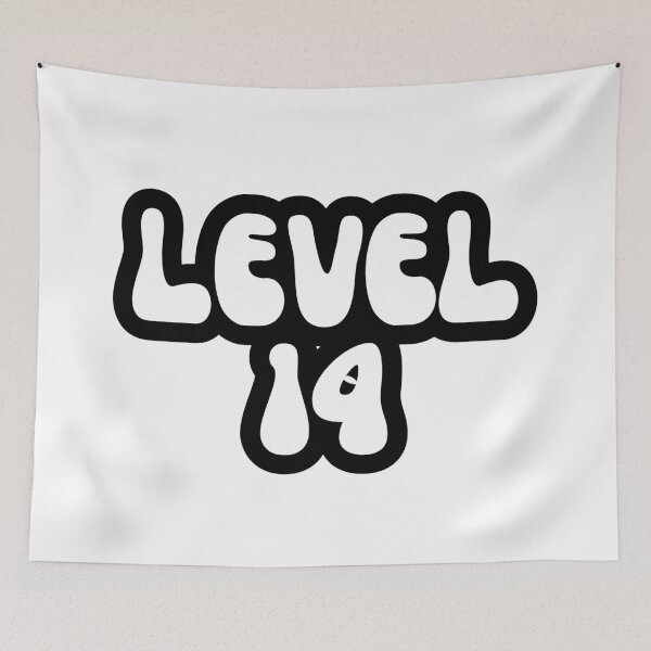 Item preview, Level 14 Gaming Typography Design designed and sold by variant designer.
