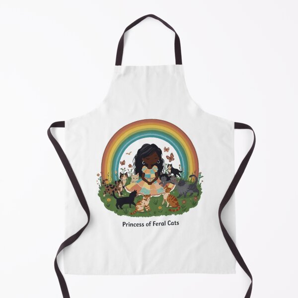 Item preview, Magical Princess Of Feral Cats Rainbow Silhouette designed and sold by cheprasovroman.