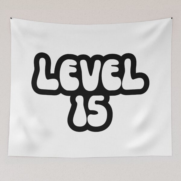 Item preview, Level 15 Gamer Streetwear Design designed and sold by variant designer.