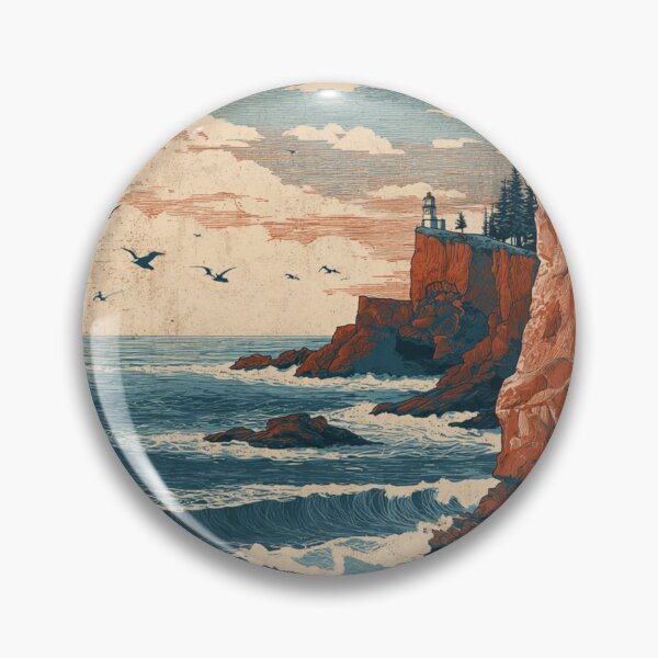 Item preview, Lighthouse at sunset designed and sold by gaylelyons.