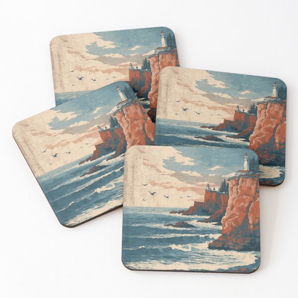 Item preview, Lighthouse at sunset designed and sold by gaylelyons.