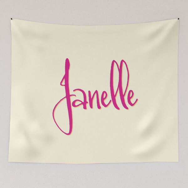 Item preview, JANELLE personalized type design designed and sold by CharlottePlaceArt.
