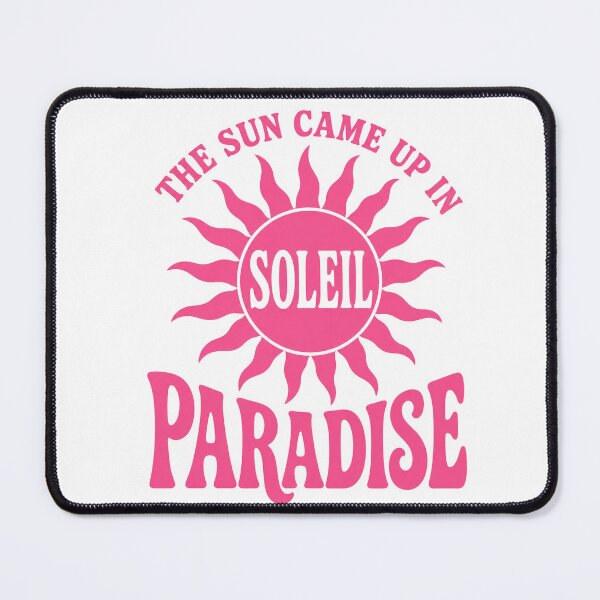 Item preview, Soleil Paradise Retro Pink Summer Sun Graphic designed and sold by Backsay.