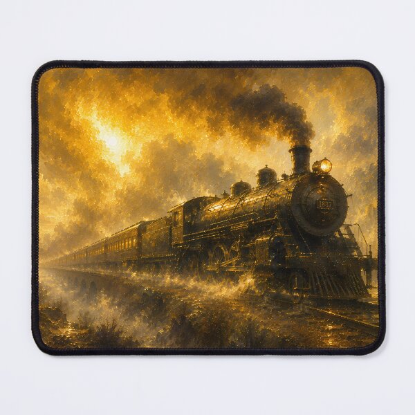 Item preview, Steam Locomotive Through the Storm designed and sold by ManJiangHong.