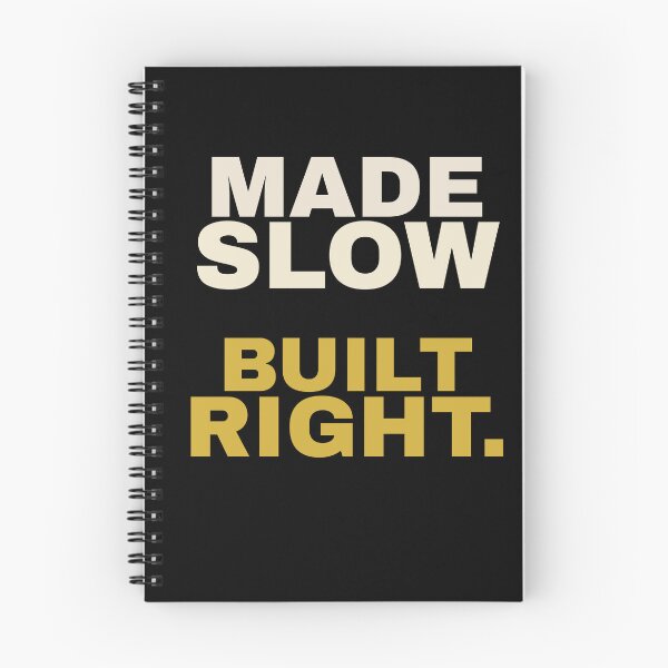 Item preview, Slow Craft Maker Graphic — Made Slow Built Right designed and sold by Nuiicha65.