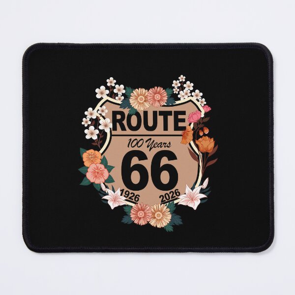 Item preview, Route 66 100th Anniversary Vintage Floral Centennial 1926 - 2026 designed and sold by FernaRoje.