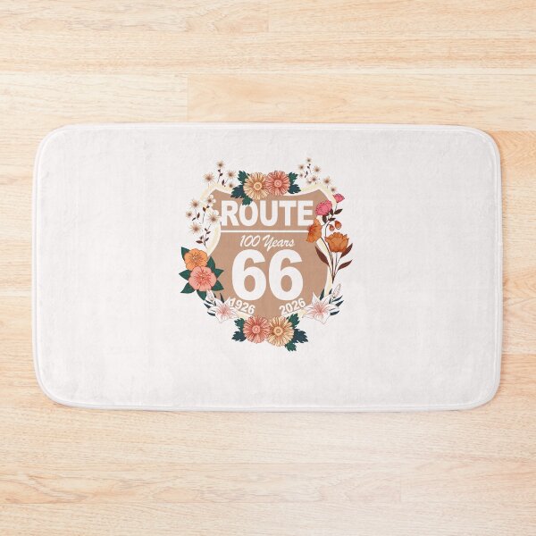 Item preview, Route 66 100th Anniversary Vintage Floral Centennial 1926 - 2026 designed and sold by FernaRoje.