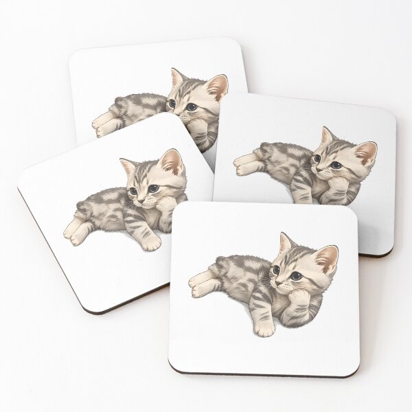 Item preview, A cute lying cat designed and sold by Meenova Art.