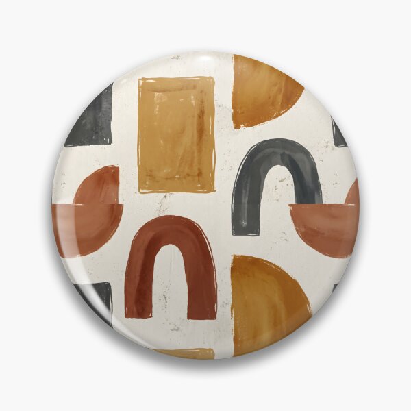 Item preview, Japandi Minimalist Earthy Geometric Abstract Pattern designed and sold by SplashTastic.