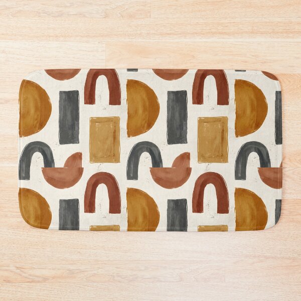 Item preview, Japandi Minimalist Earthy Geometric Abstract Pattern designed and sold by SplashTastic.