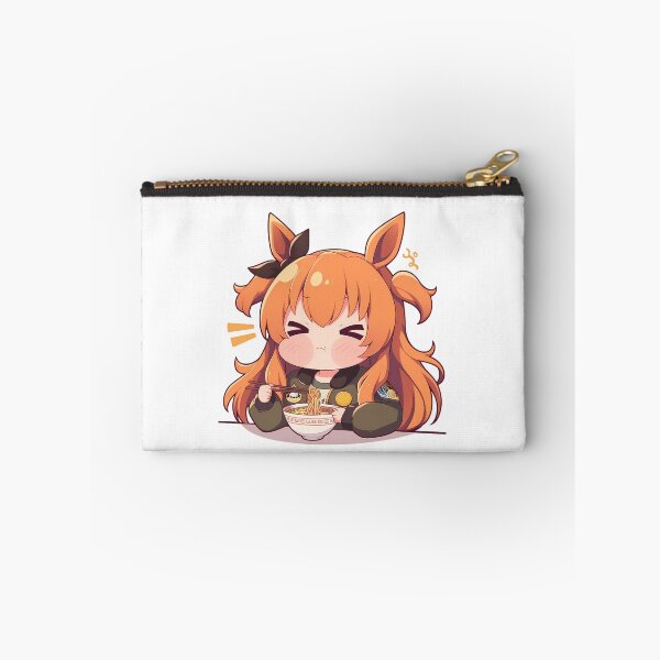 Item preview, Mayano Top Gun Uma Musume Pretty Derby Chibi Ramen Snack Attack designed and sold by mildaclairmo.
