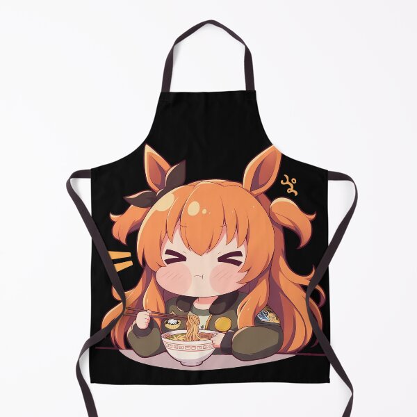 Item preview, Mayano Top Gun Uma Musume Pretty Derby Chibi Ramen Snack Attack designed and sold by mildaclairmo.