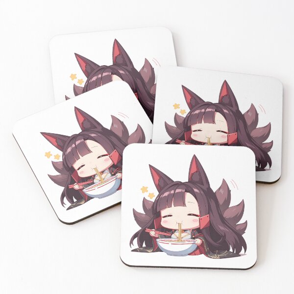 Item preview, Akagi Azur Lane Chibi Ramen Fox Shrine Comfort designed and sold by mildaclairmo.
