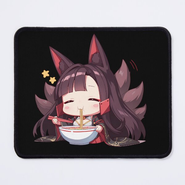 Item preview, Akagi Azur Lane Chibi Ramen Fox Shrine Comfort designed and sold by mildaclairmo.